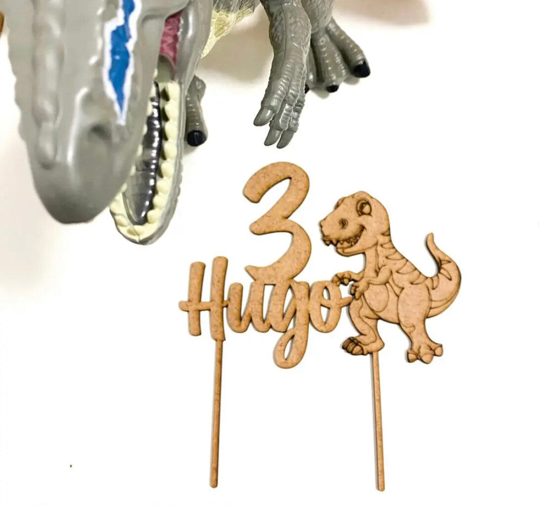 Topper Personalizado Dino