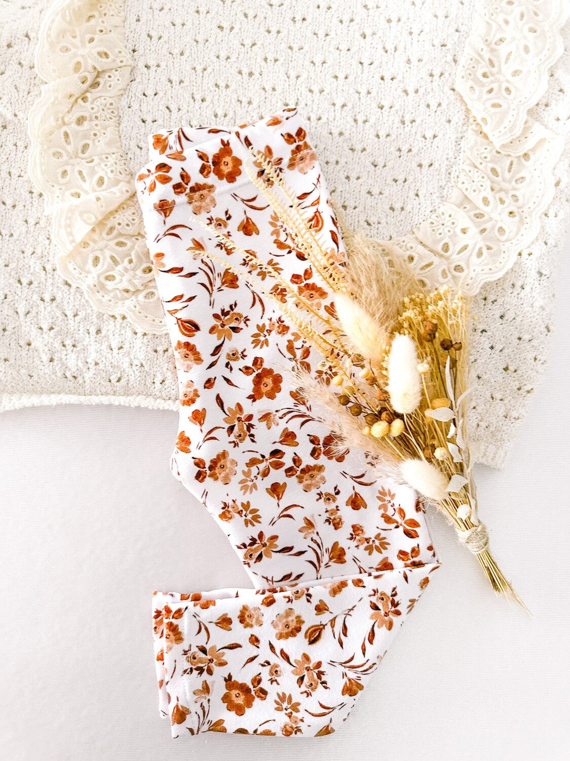 Legging Peach Floral