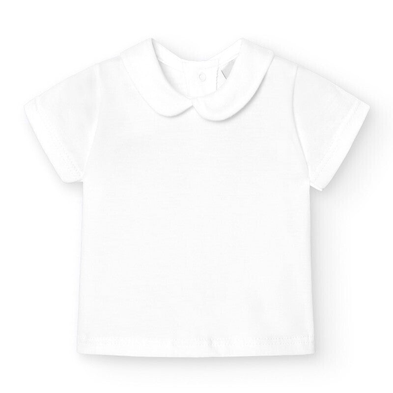 Camiseta cuello bebé manga corta personalizada