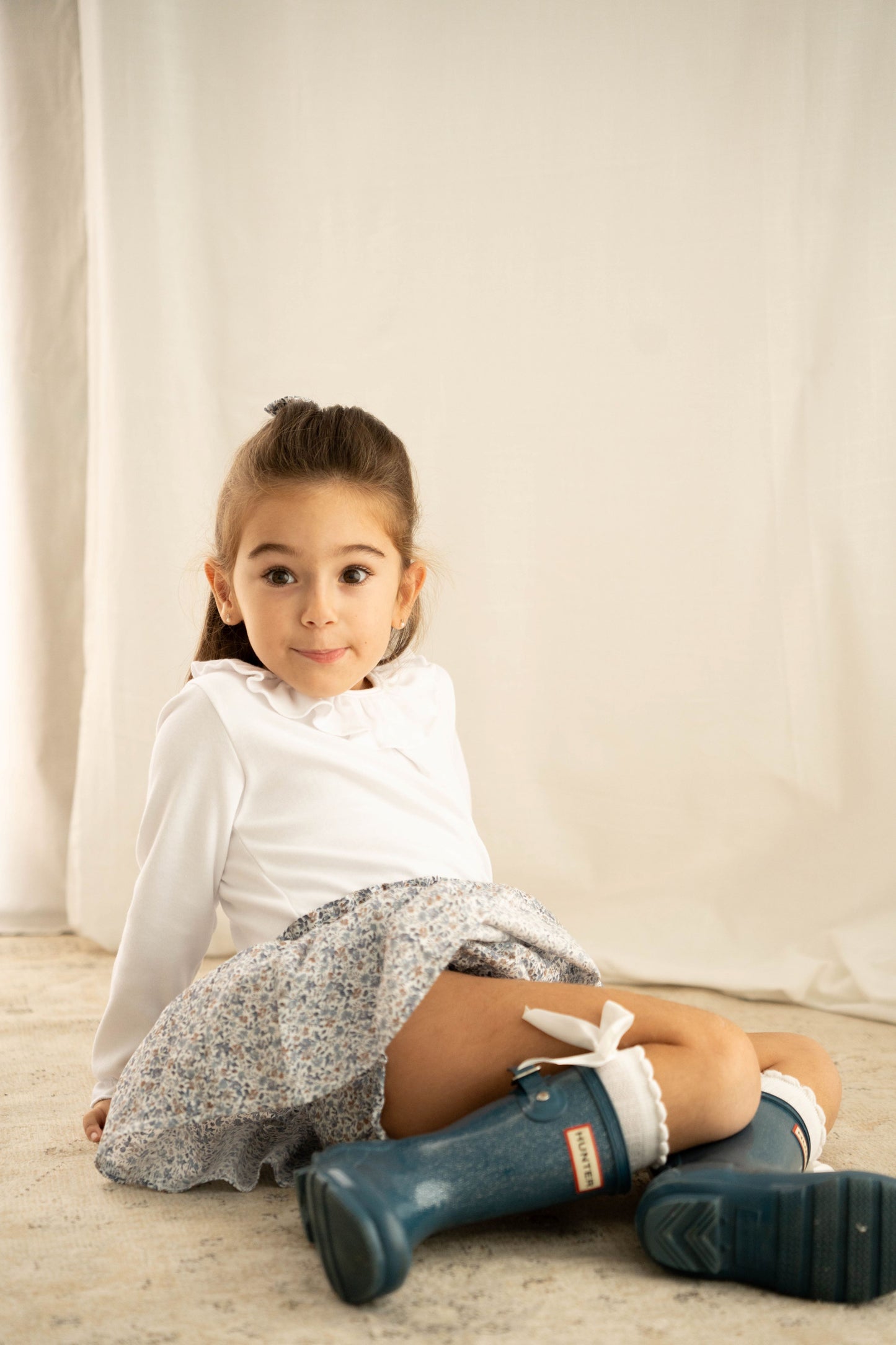 Falda Liberty Azul