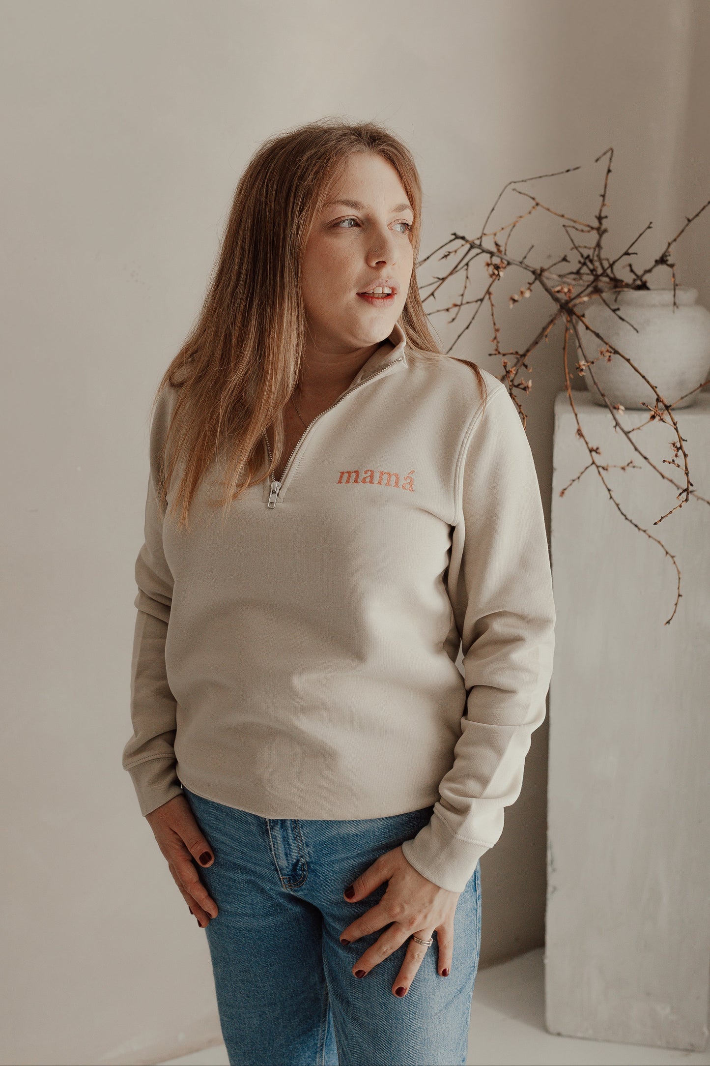 Sudadera adulto cremallera