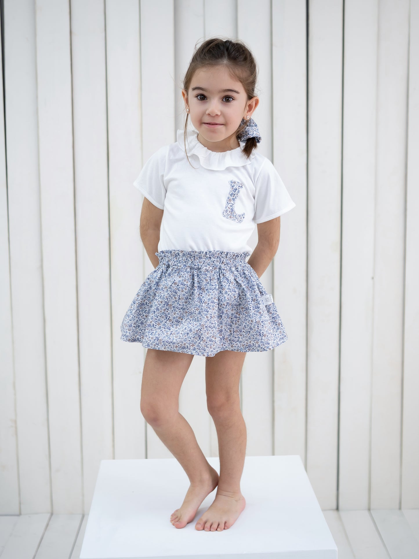 Falda Liberty Azul