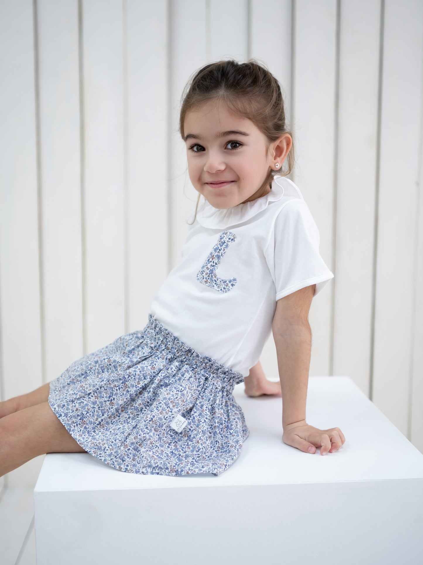 Falda Liberty Azul