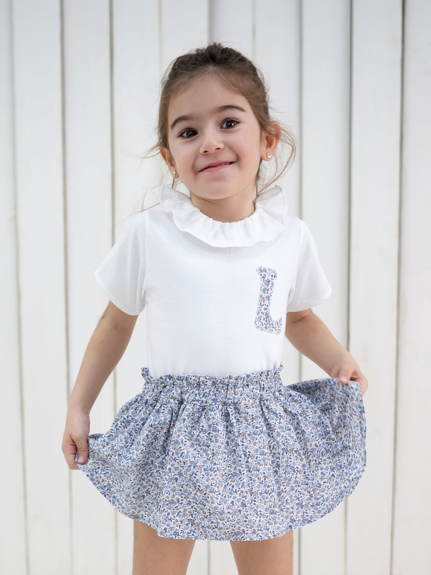 Falda Liberty Azul