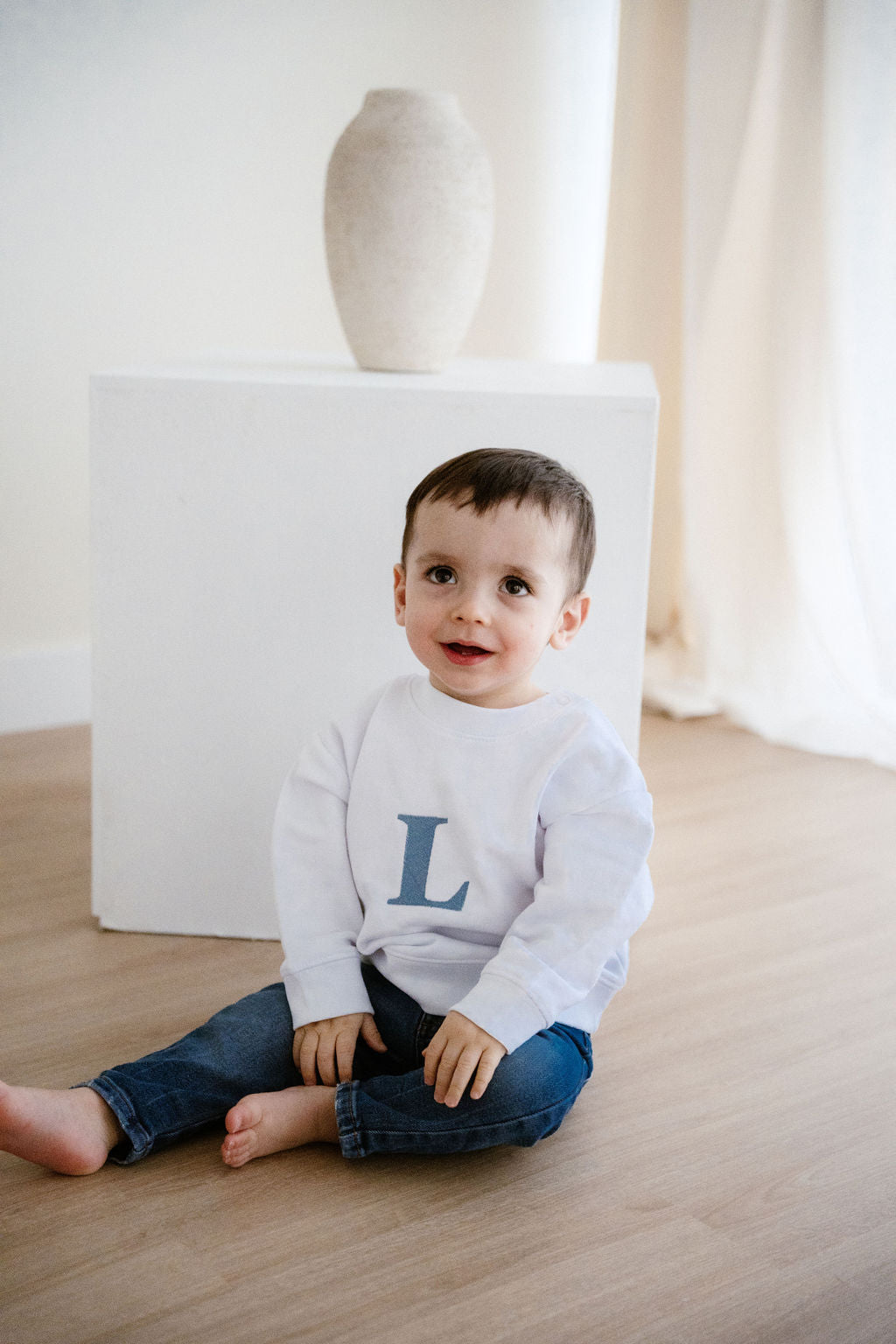 Sudadera personalizada inicial bordada