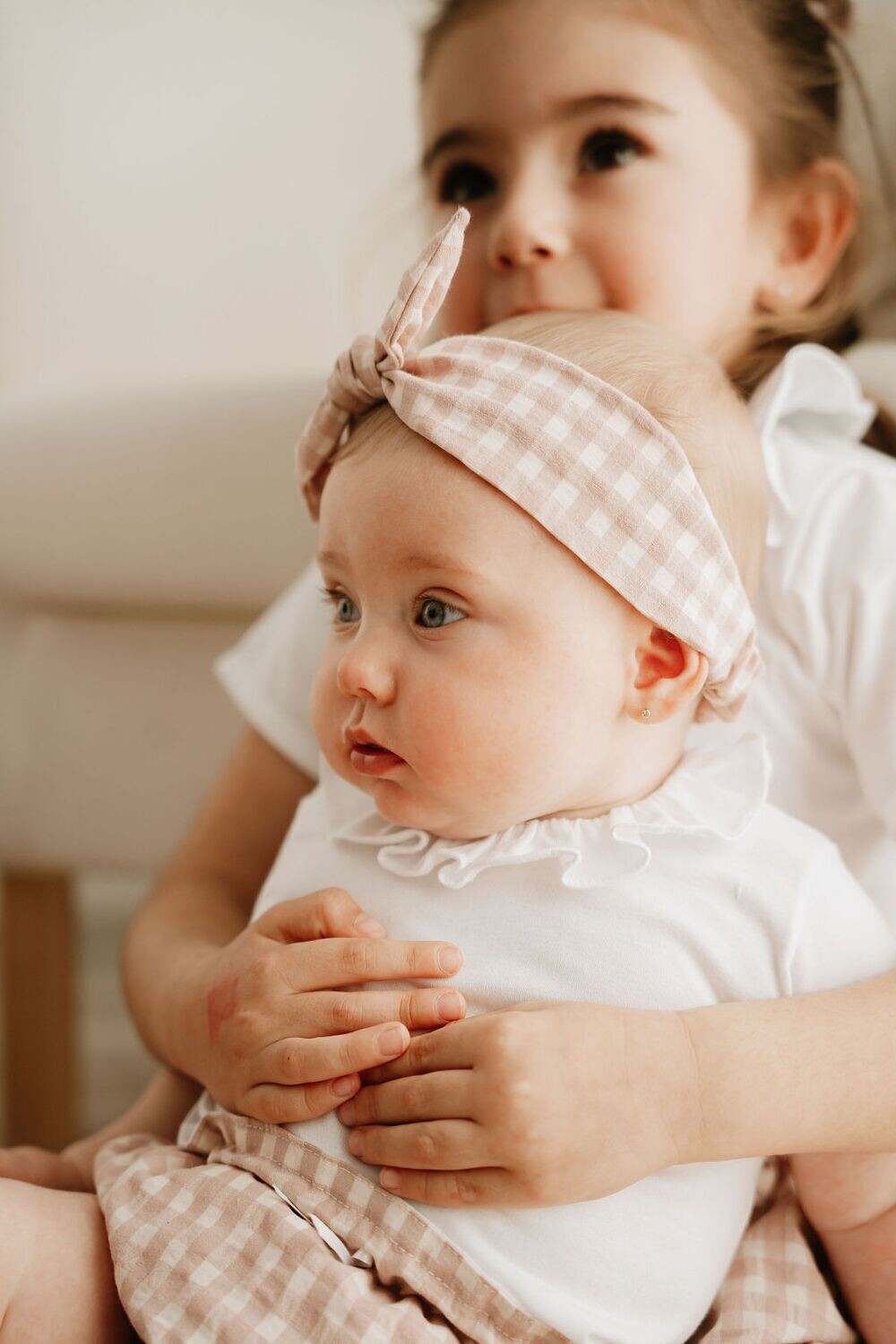 Conjunto Infantil Seersucker Rosa