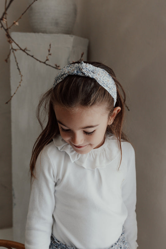Diadema Nudo Liberty Azul