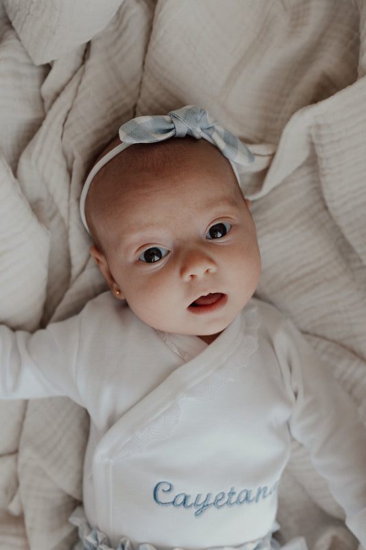 Diadema Goma Vichy Azul