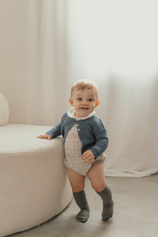 Chaqueta Punto Azul