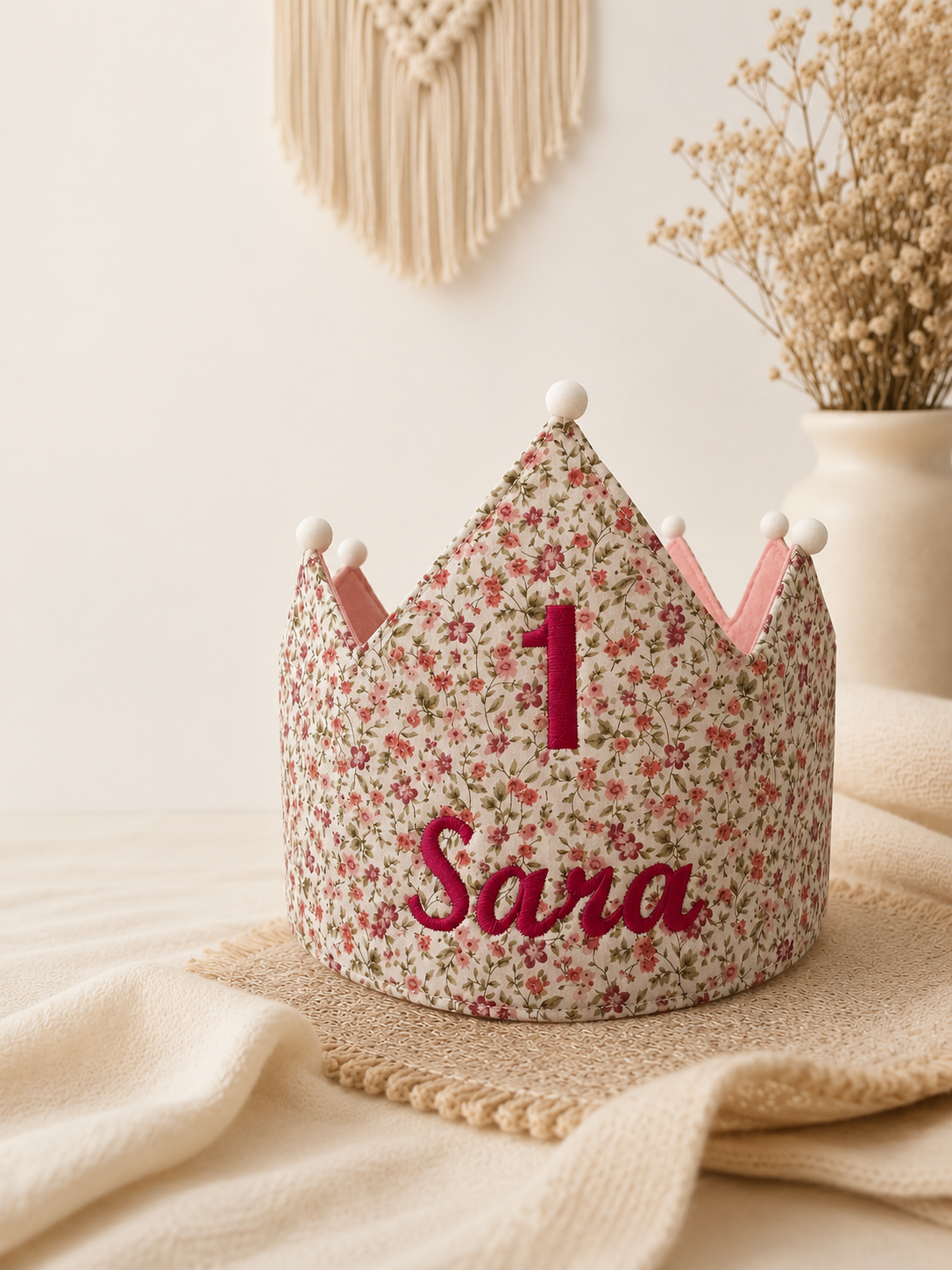 Corona Cumpleaños Personalizada Nombre