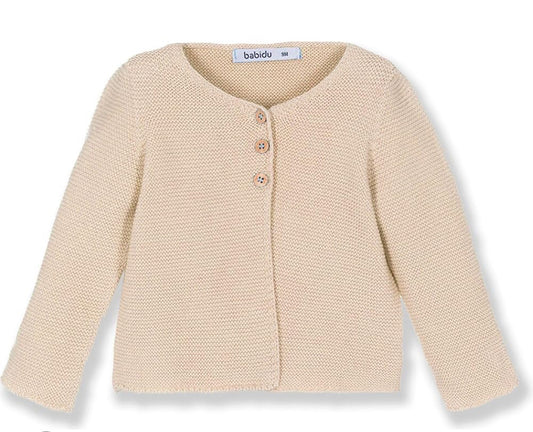 Chaqueta Punto Beig