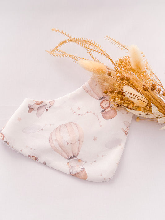 Babero Globos marrón