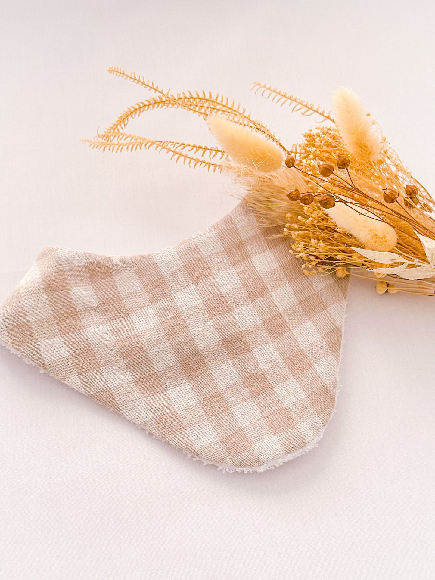 Babero  Vichy Beige