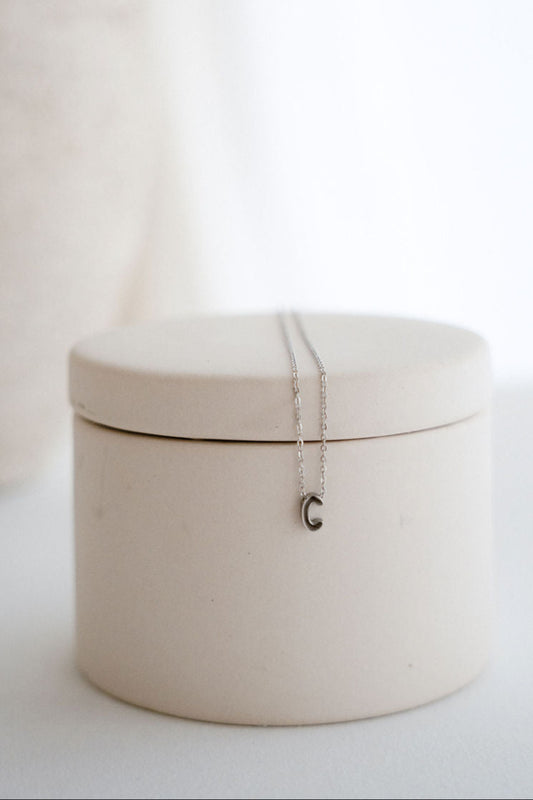 Collar Inicial Plateado