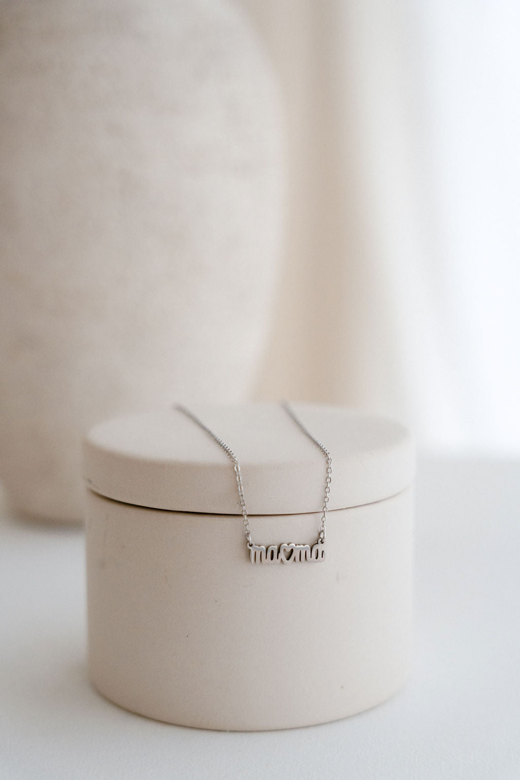 Collar mama plateado