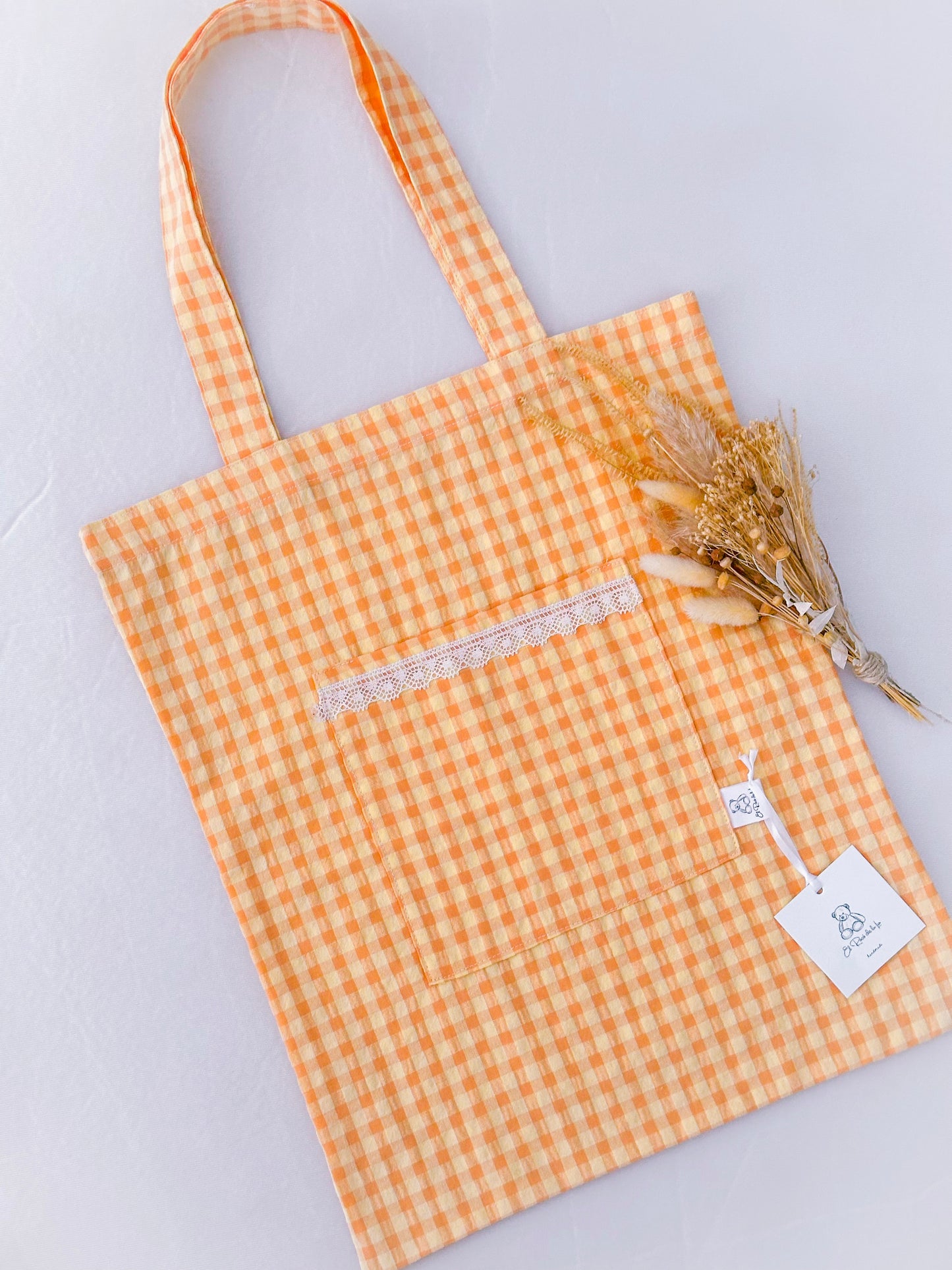 Totebag Seersucker Amarillo