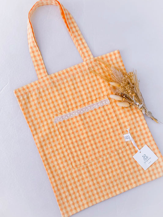 Totebag Seersucker Amarillo