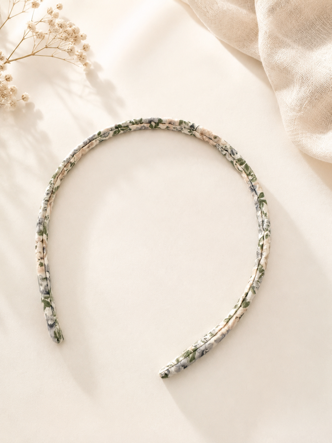 Diadema Pequeña Flor Azul