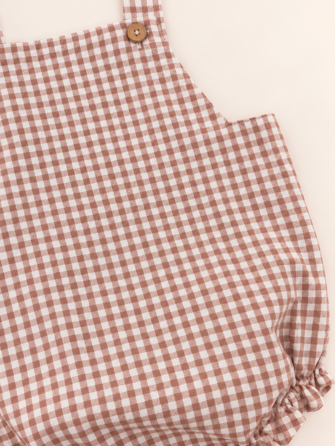 Pelele Vichy rosa